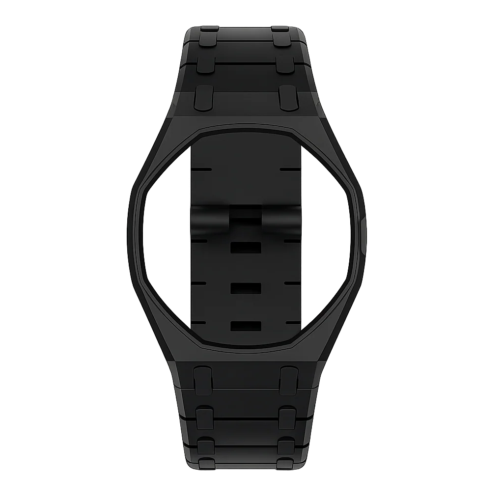 ROYAL STRAPPED™ LINK Horizontal Crown — Black