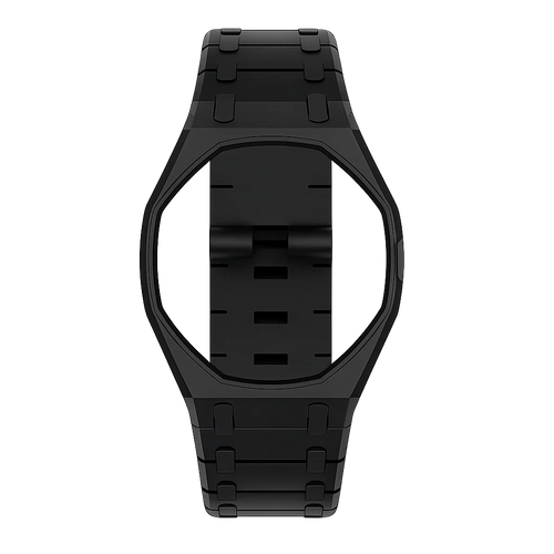 ROYAL STRAPPED™ LINK Horizontal Crown — Black