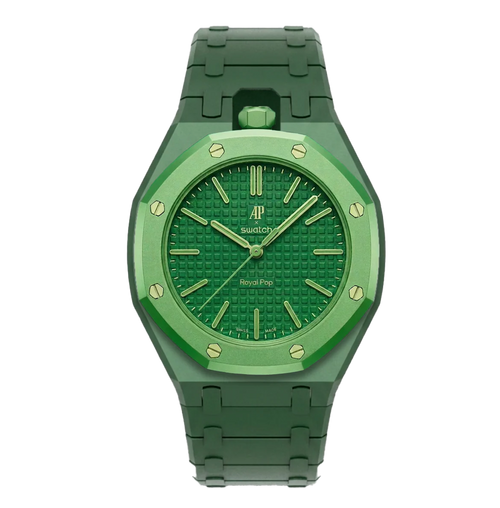 ROYAL STRAPPED™ LINK Vertical Crown — Green