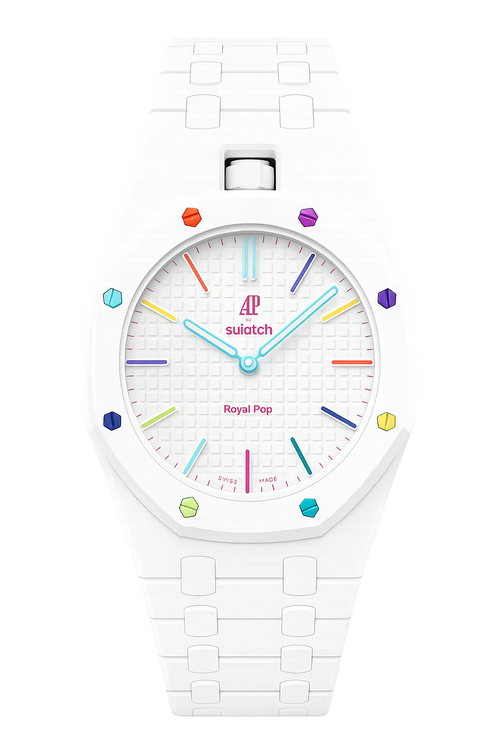 ROYAL STRAPPED™ LINK Vertical Crown — White